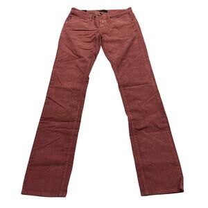 12-99 J BRAND Men's NWT Tyler Slim Fit Jeans Red Size 31